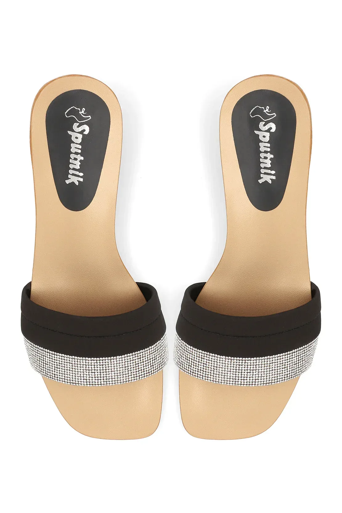 Black Flat Slipper H03250/002 - Image 3