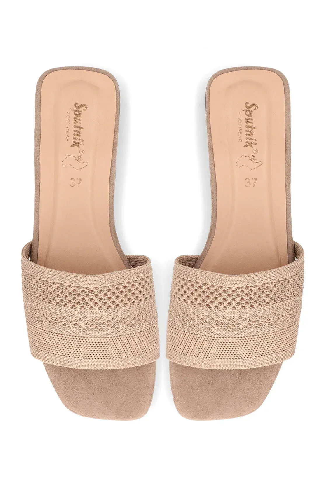 Fawn Flat Slipper H02212/006 - Image 3