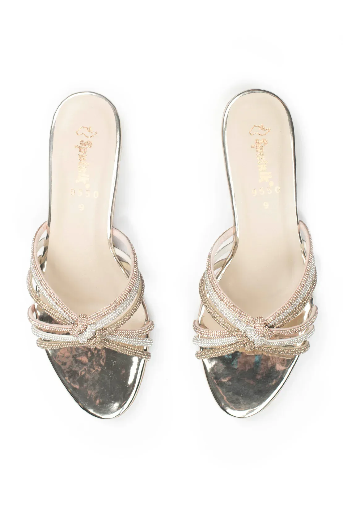 Golden Multi Fancy Slipper J02425/110 - Image 3