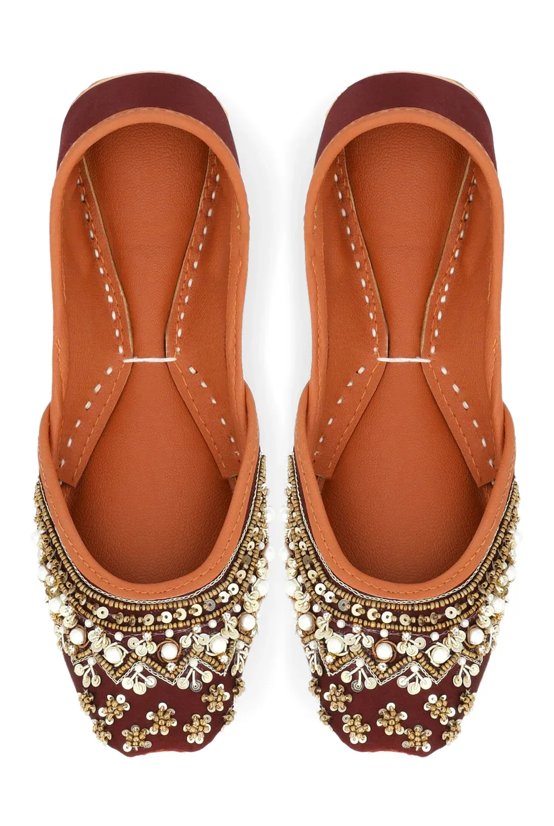 Maroon Khussa G04225/017 - Image 3