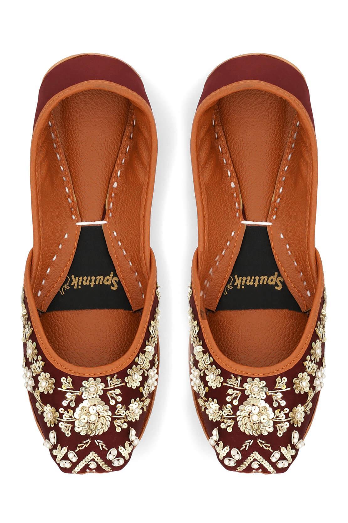 Maroon Khussa H04223/017 - Image 3