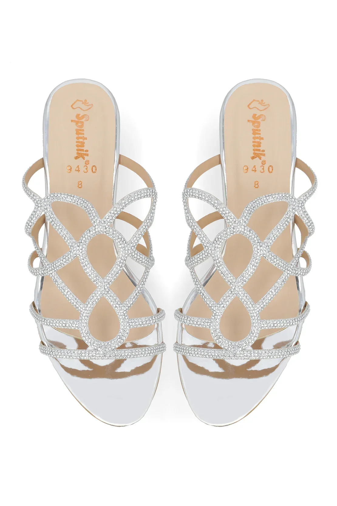 Silver Fancy Slipper H02472/010 - Image 4